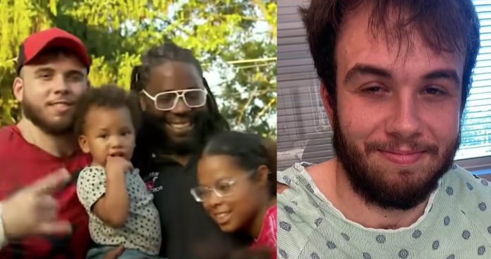 Nick Bostic saves children-selfie youtube