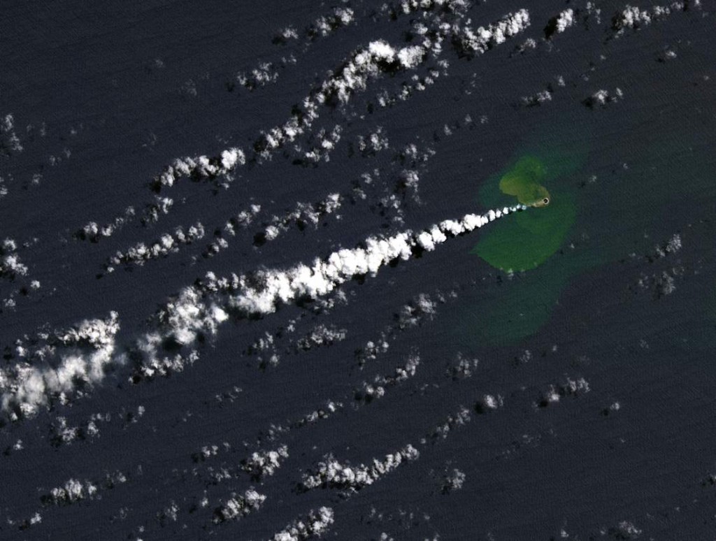 Say Hello to 'Home Reef Island' – Newly Made Last Week by a Volcano