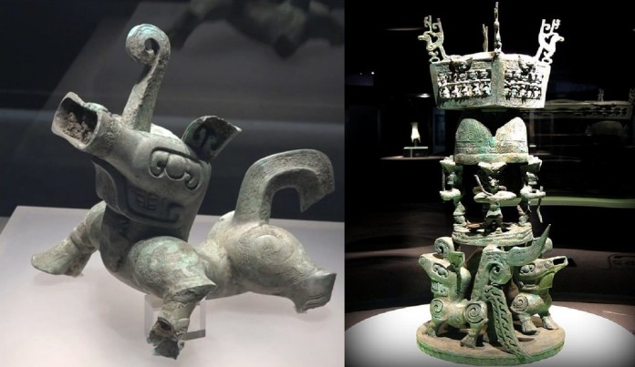 Iconic Beast Giant Bronze Mythical Beast Found at Famous Chinese Archeological Site—LOOK
