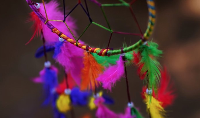 native future dream catcher with feathers pubdomain Nandhu Kumar