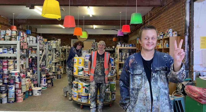 recycling paint-SWNS