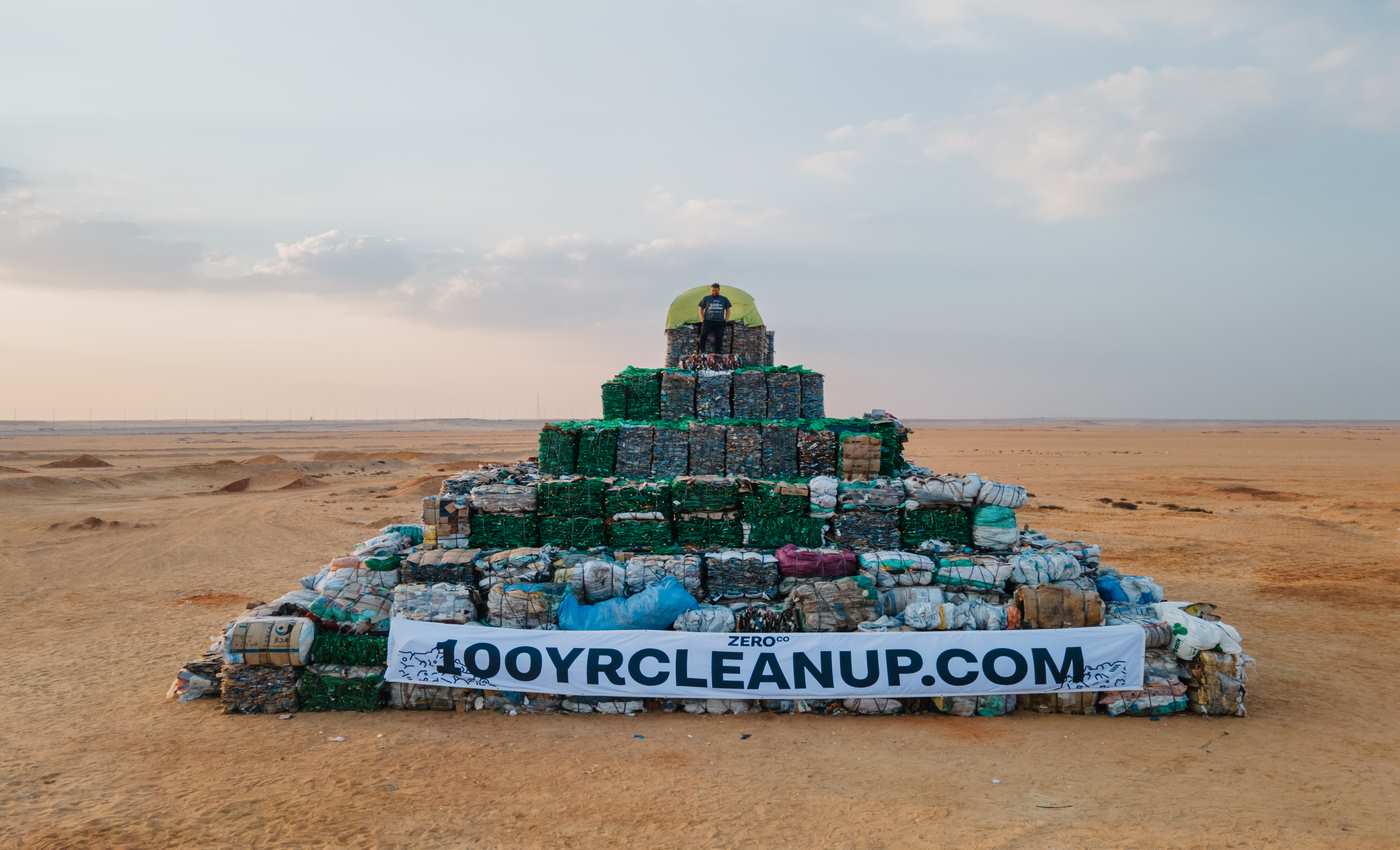 Piramida Terbuat dari 20 Ton Plastik Dari Percikan Sungai Nil Rencana untuk Mendanai Pembersihan Besar-besaran