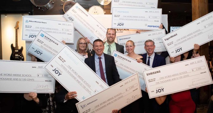 Norwegian Cruise Line teacher winners of Giving Joy