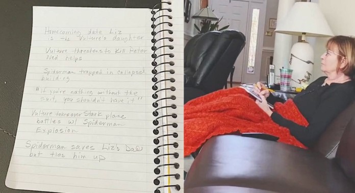 grandmother notes from superhero films-TikTok-SWNS