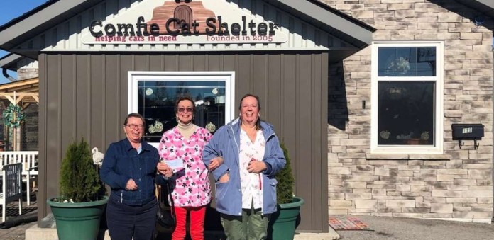 Lottery winners Joann MacQueen and Marlisa Mercer - released.