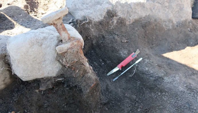 Viking sword burial