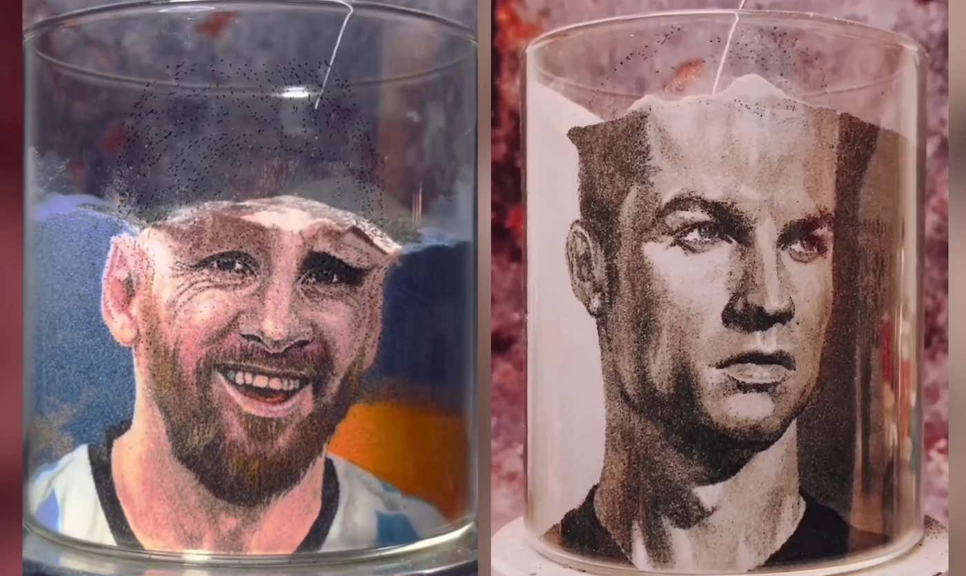 Seniman Membuat Potret Seni Pasir Spektakuler yang Terjual Ribuan Setelah Berhenti dari Pekerjaan Tekniknya–LIHAT
