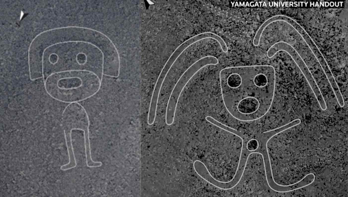 Lebih dari 100 Garis Nazca Baru Ditemukan di Peru Dirancang oleh Manusia Purba