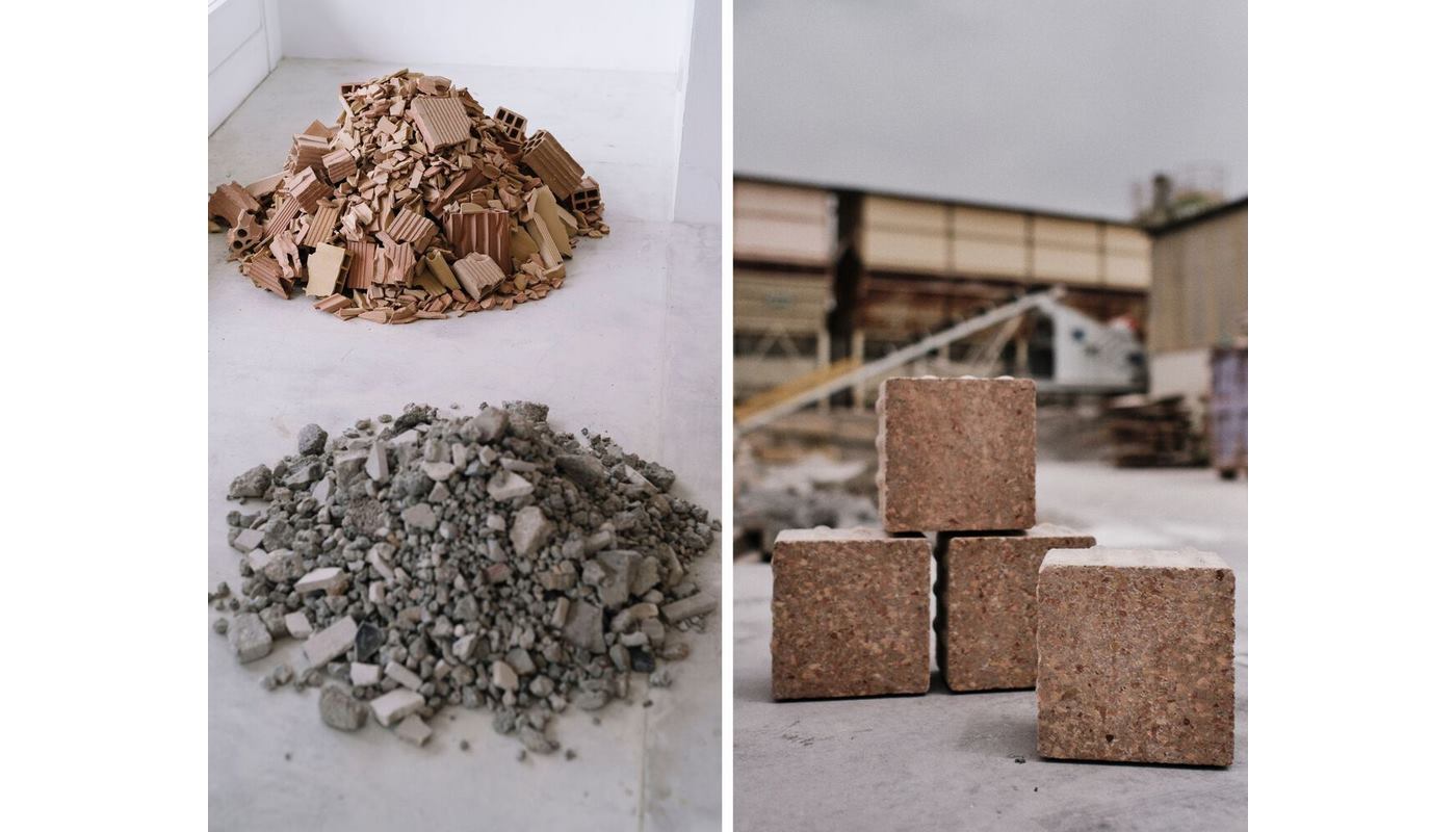 Daur Ulang Tanpa Limbah di Mallorca Mengubah Batu Hancur dan Keramik menjadi Material Baru yang Menakjubkan