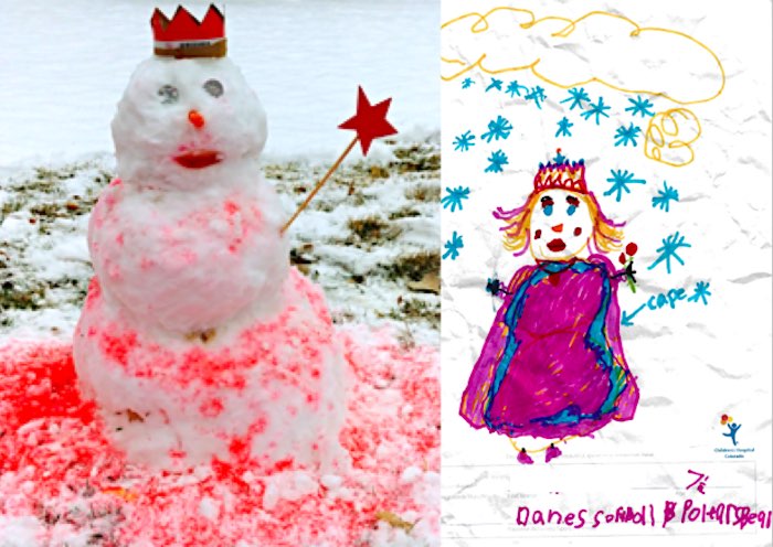 Build a Snowman to Match Kids' Drawings at Children's Hospital – And Bring  Joy to Patients and Staff