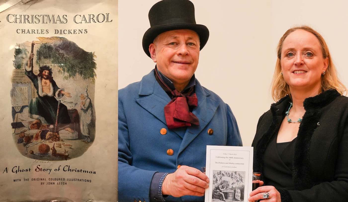 Keturunan Charles Dickens dan ‘Jacob Marley’ Bertemu 180 Tahun Setelah Penulis Menamai Karakter di Christmas Carol
