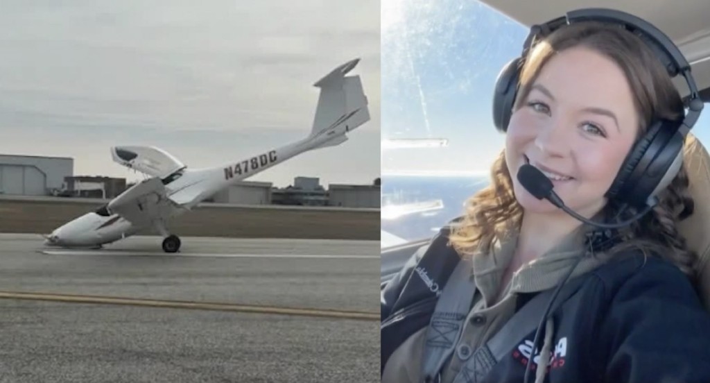 Hero Pilot Guides Novice Aviator in Emergency Landing After He Sees Her Tire Fall Off