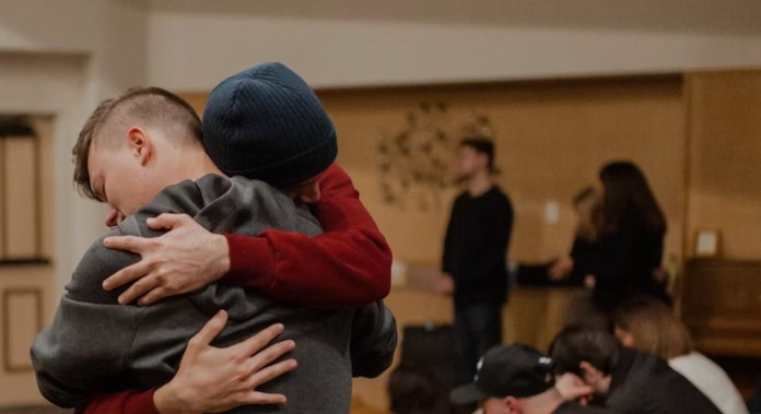 Hugging friendship love forgiveness church pubdomain-adrianna geo