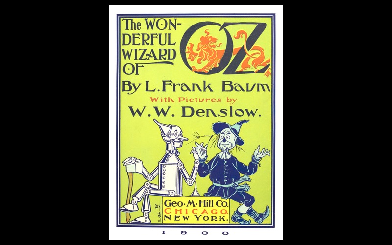 The Wonderful Wizard Of Oz Original Cover Public Domain
