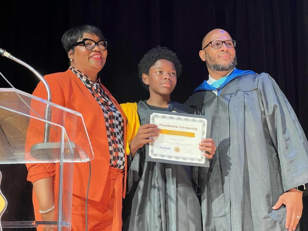 After 8th Grader Walked to Graduation, A Missouri University and NFL Star Team Up to Give Him a Ride to College