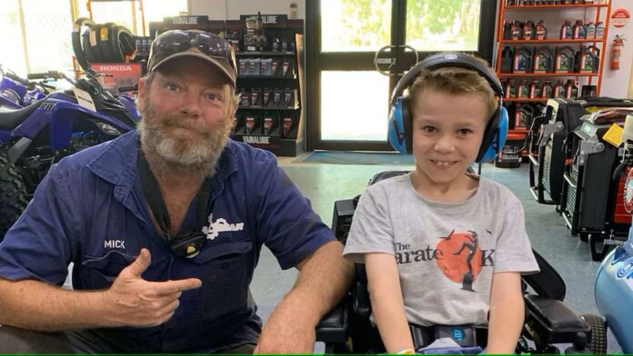 Mick Scott and Cooper Greenwood - credit Kyrsten Greenwood