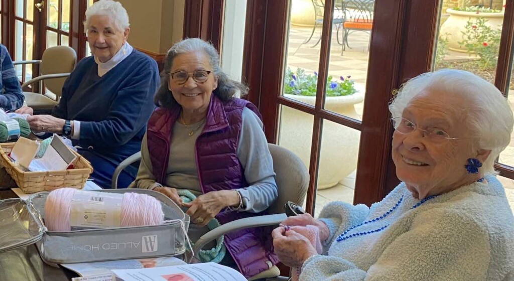 Texas Grandmothers are ‘The Knit Wits’ Who Craft Homemade Hats and Toys For Children in Hospitals and War Zones