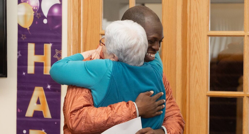 Karen Solomon Hugs Seyi Fayanju Submitted