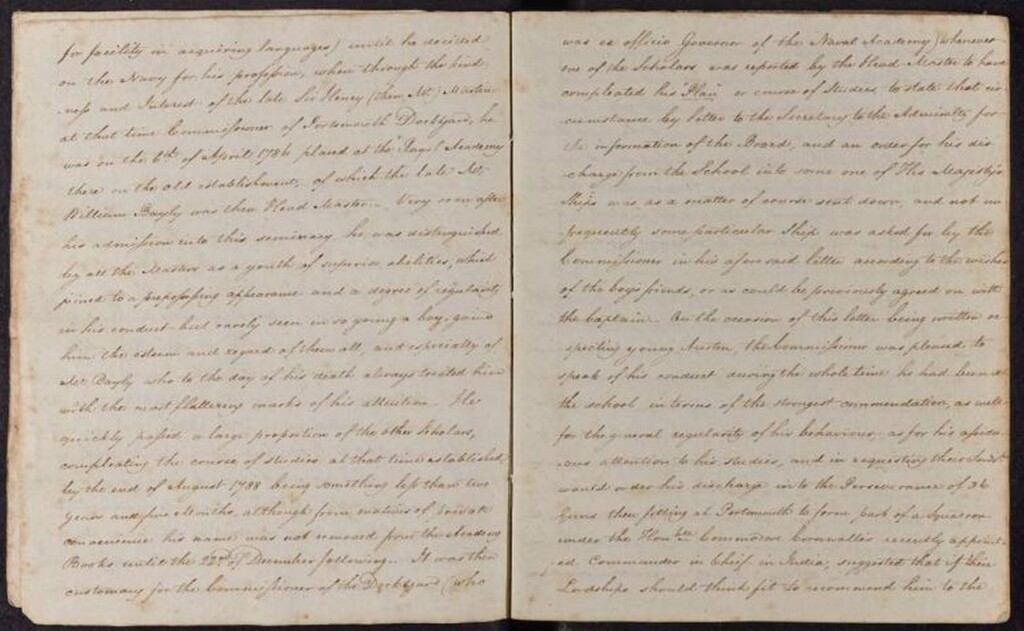 Pages From the Francis Austen Manuscript Credit Jane Austens House Museum