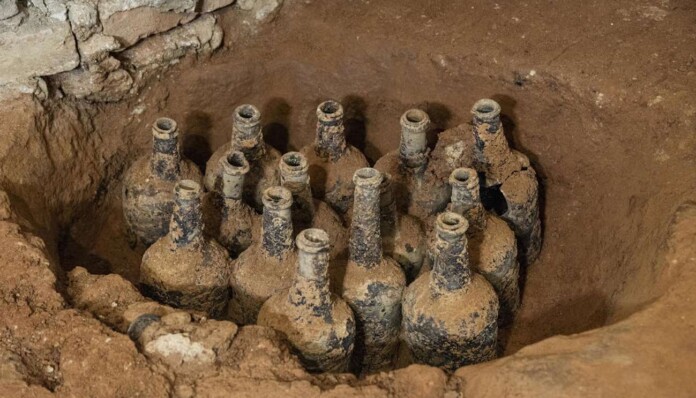 Glass bottles of cherries found in cellar of George Washington Mount Vernon home GEORGE BROWN for MOUNT VERNON LADIES’ ASSOCIATION