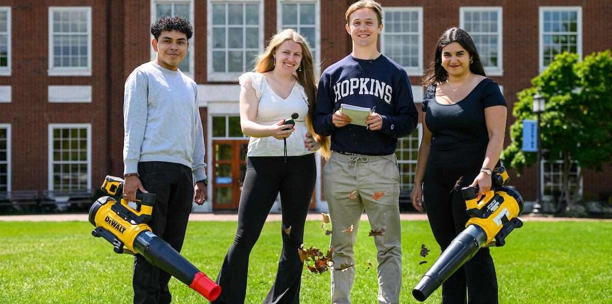 Students Invent Leaf Blower Silencer Attachment–Corporation Expects to Be Selling Them Soon