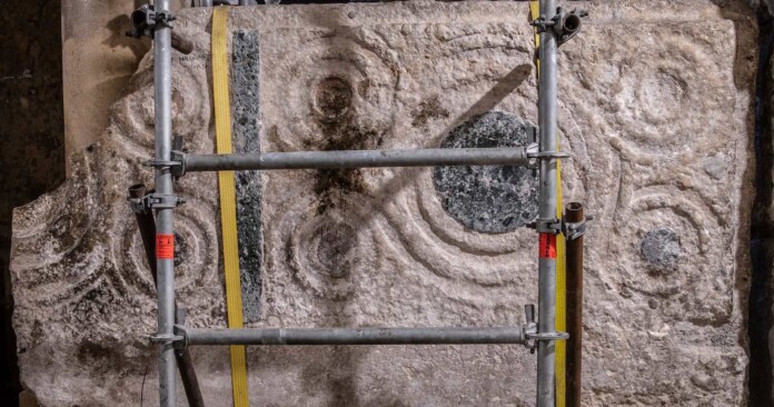 Crusaders altar-credit Israel Antiquities Authority-permission