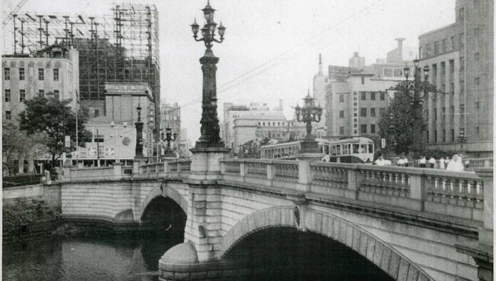 Nihonbashi Bridge before WWII - credit Urbz CC 2.0. via Flickr