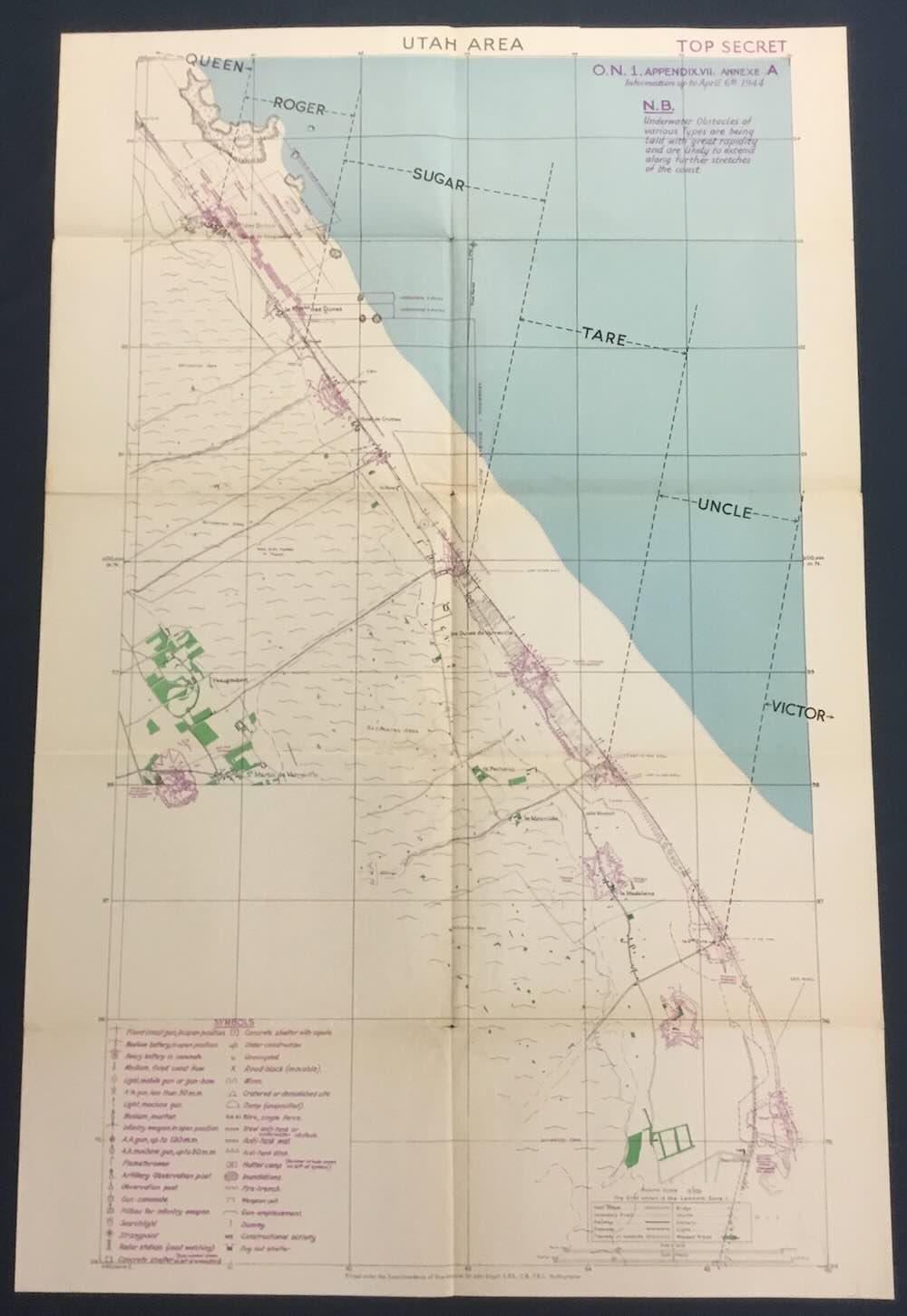 Top Secret D-Day Maps Found In Cardboard Box Detail Scary Defenses Faced By Allies At The 5 Landing Beaches