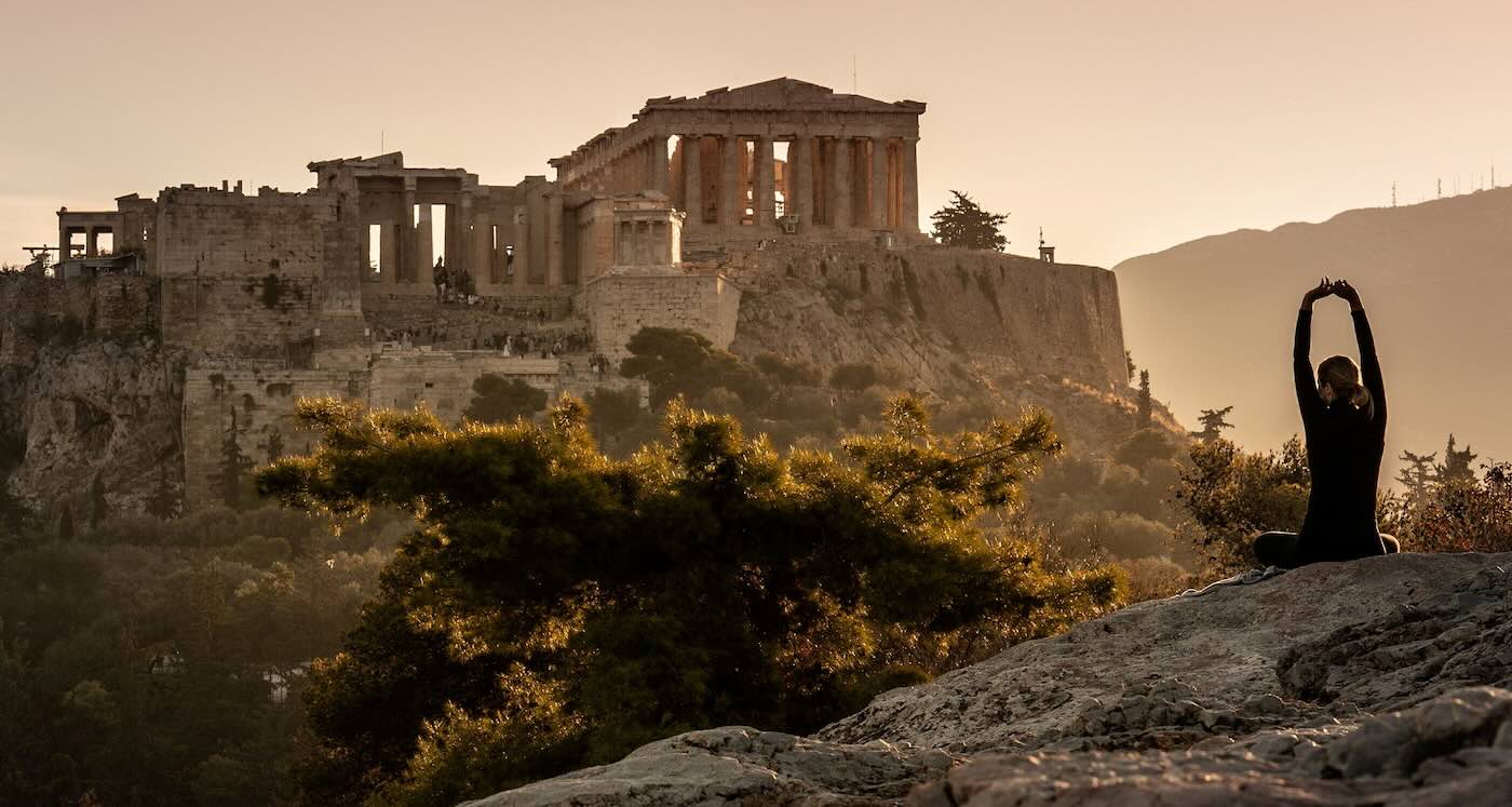 Visitors Gaze On Parthenon Free Of Scaffolding For The First Time In 200 Years