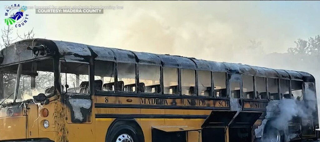 Farmworkers Are Heroes After Rescuing 20 Children From Burning School Bus In California