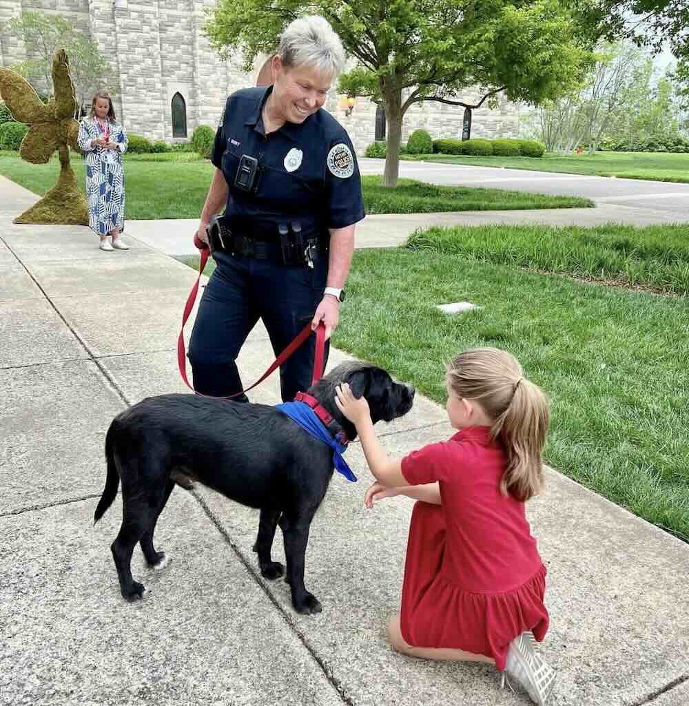 Stray Mutt Just Won 2025 Hero Dog Award For Soothing Families After School Shooting