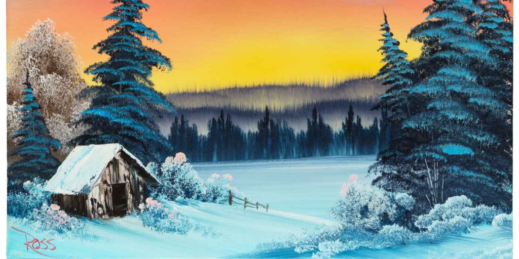 Three Bob Ross Paintings Sold For $600,000 At Auction In Fundraiser For Public Television