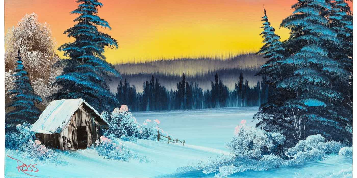 Three Bob Ross Paintings Sold for 0,000 at Auction in Fundraiser for Public Television