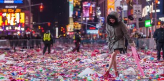 Thousands of Positive Messages Rained Down with Times Square Confetti to Ring in the New Year