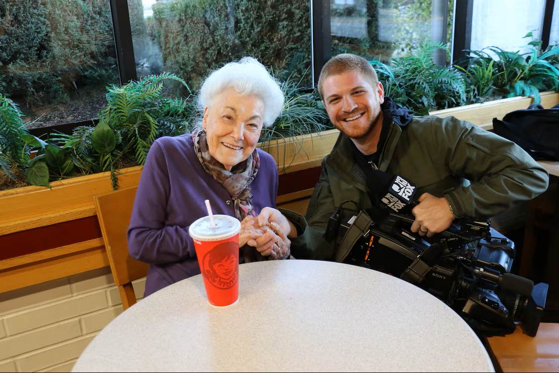 Eileen Wilkinson and her grandson Mike Matthews – credit, Mike Matthews, submitted to CBC