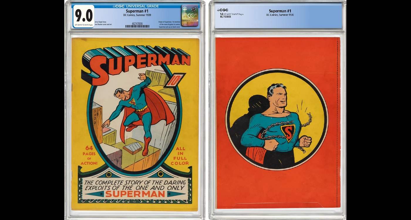 Superman No.1 Comic Book Found in Mom’s Attic Bags .1 Million in Most Valuable Comic Auction Ever