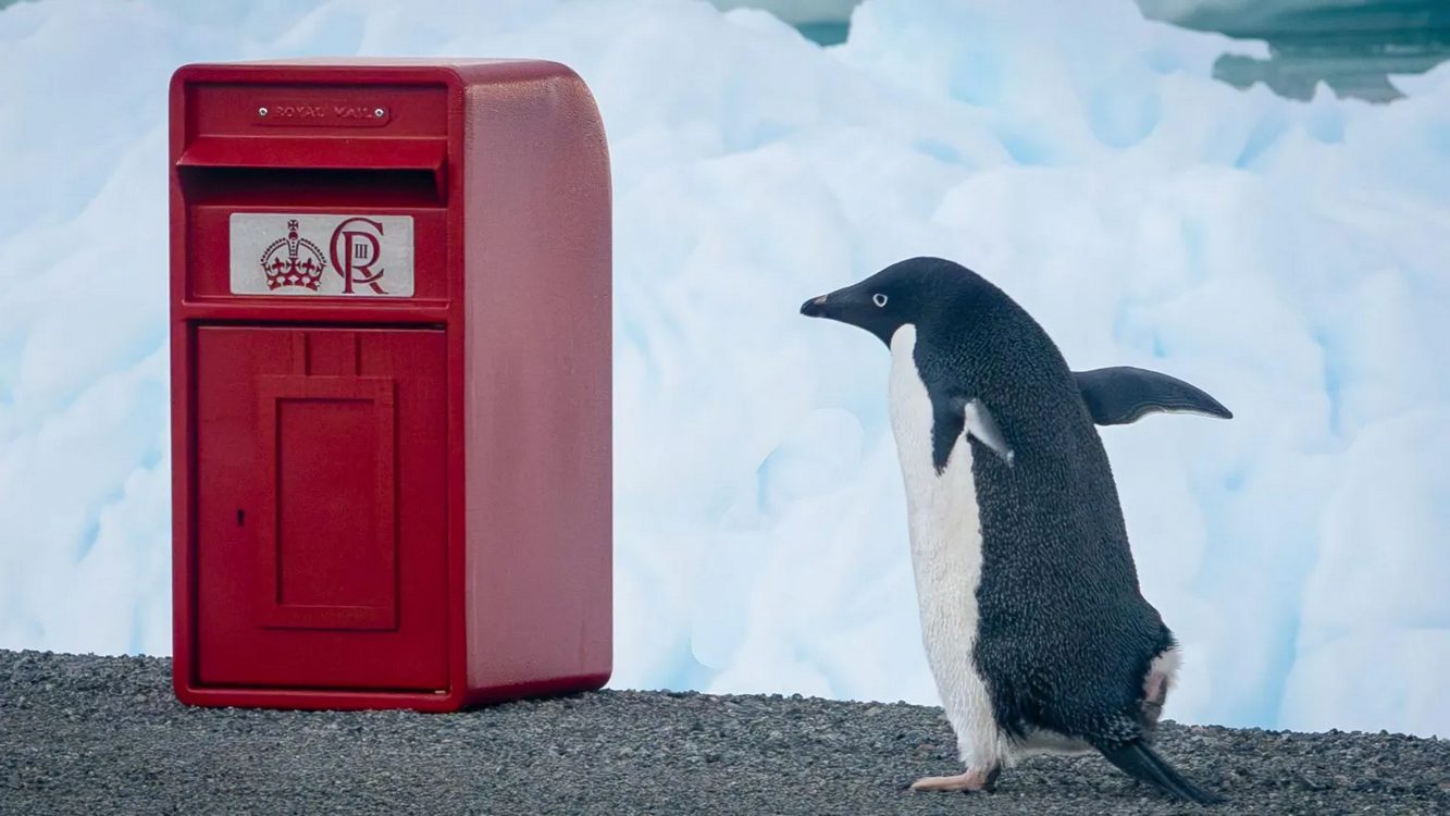 Antarctic Research Station Receives its Mail in a Shiny New Box–a Christmas Gift from King Charles