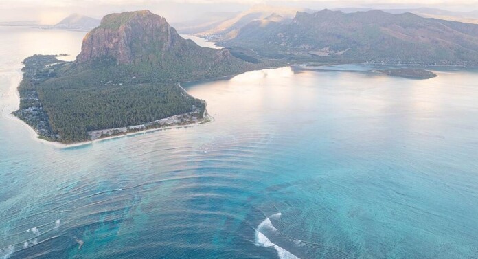 Aerial view of Mauritius island - credit, dronepicr