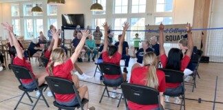 High Schoolers and Seniors Build Unlikely Friendships Through Chair Volleyball