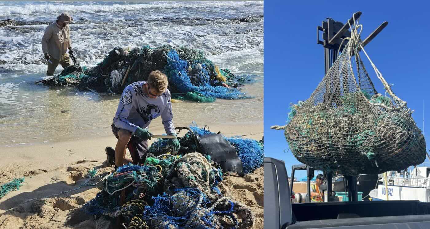 Hawaii University Hauls 84 Tons of Derelict Fishing Gear from Pacific Ocean Garbage Patch