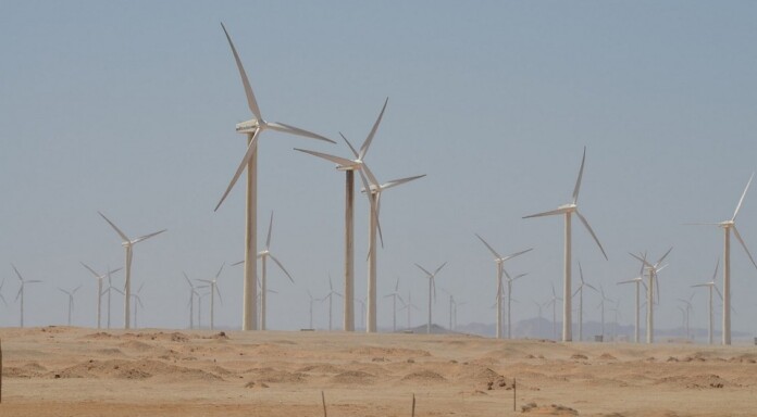 Wind turbines at Zaafarana, Egypt - credit, Hatem Moushir CC BY-SA 3.0.