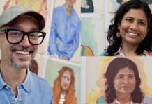 Artist Beats Brain Cancer And Paints Amazing Portraits of Hospital Staff as Thank-you Gifts (LOOK)