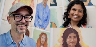 Artist Beats Brain Cancer And Paints Amazing Portraits of Hospital Staff as Thank-you Gifts (LOOK)