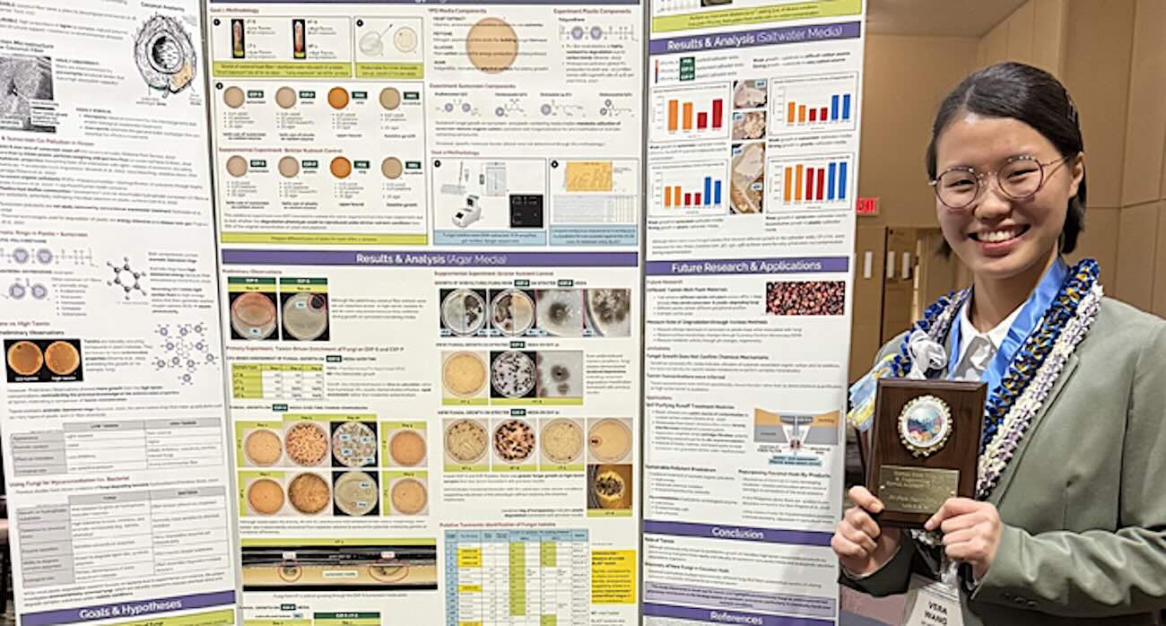 Student Wins Science Fair with Fungi Discovery