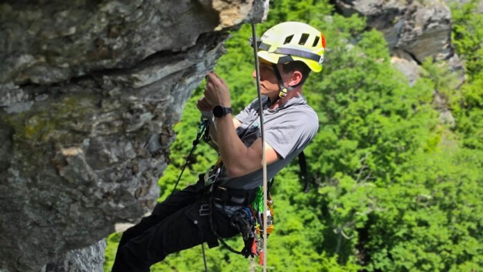 Will Soper, an EMT and technical rescuer with Burke Rescue Inc. and SAR - photo supplied to Outside as a courtesy of Mr. Soper